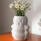Vase Boo White